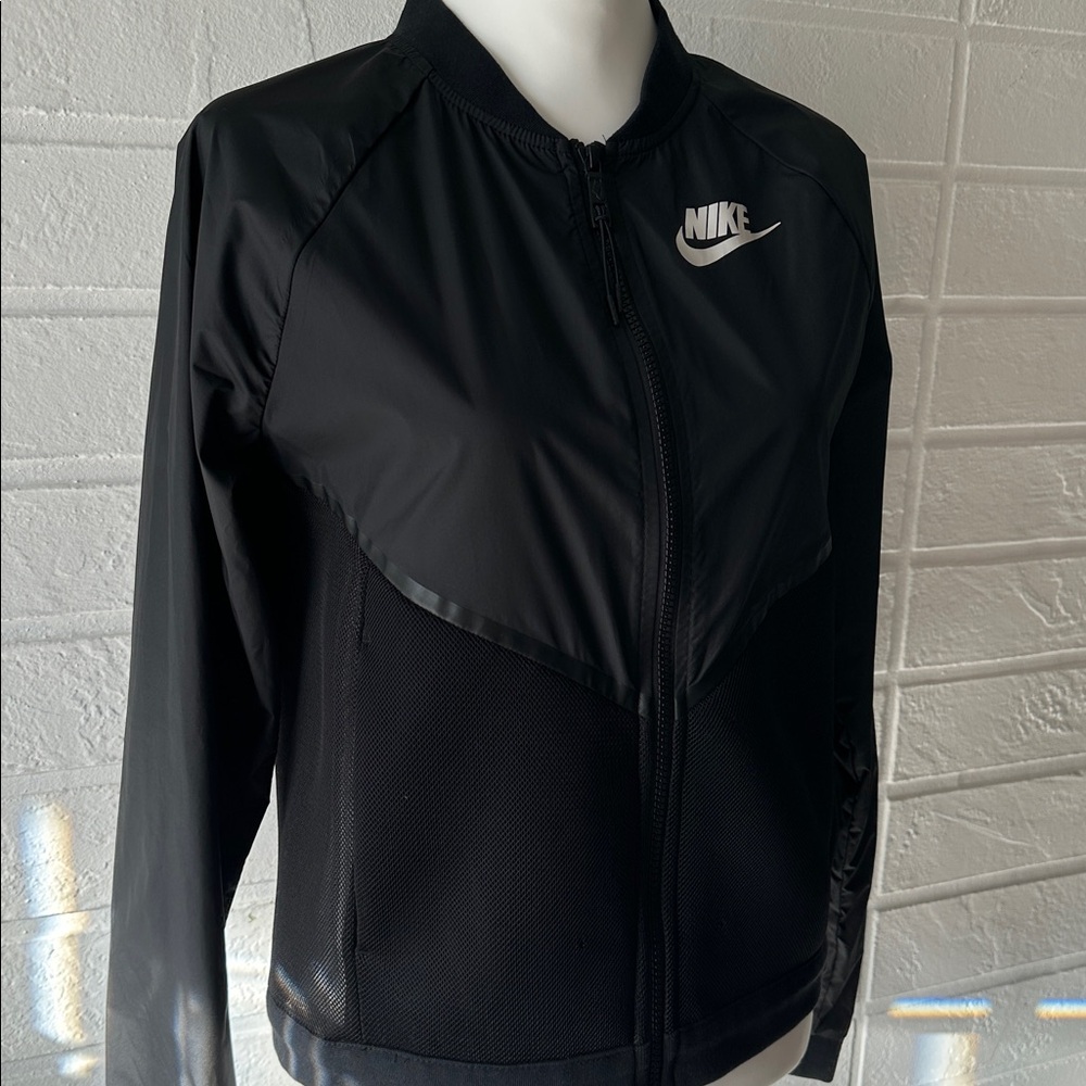 Nike Women's Black Bomber Jacket Size S